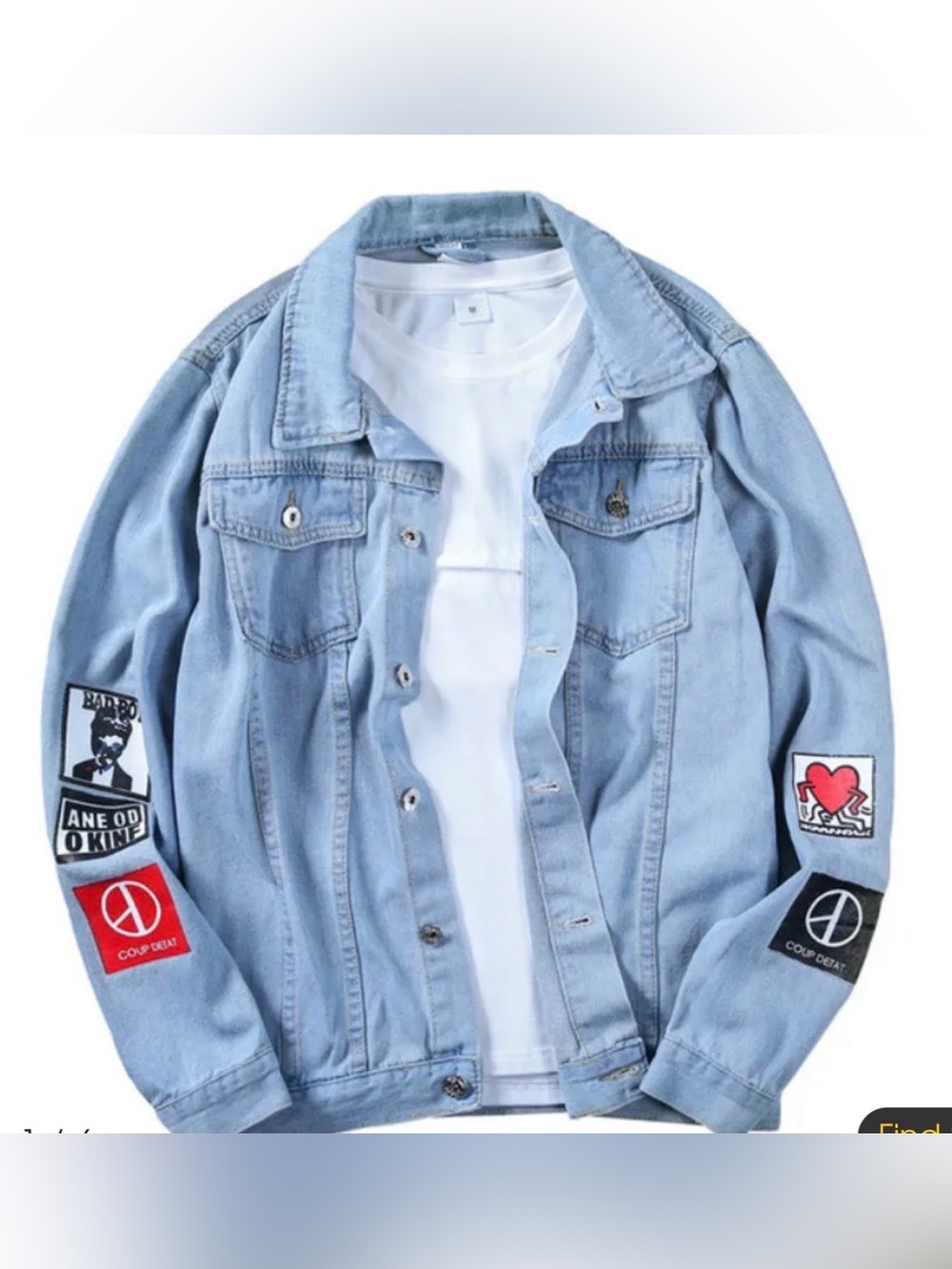 G dragon K- POP denim jacket